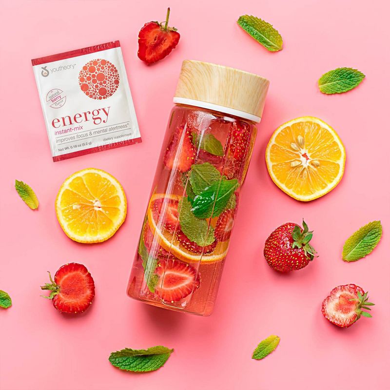 Youtheory Energy Instant-Mix Powder Packets - 15ct