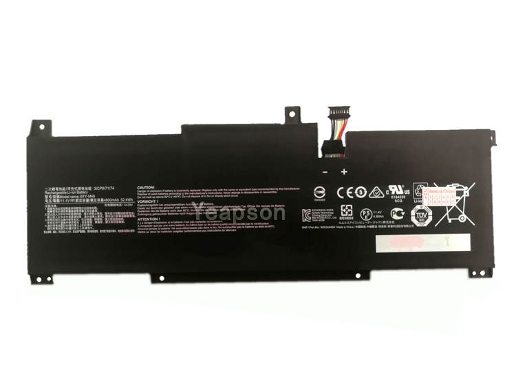 Yeapson BTY-M49 Laptop Battery For Msi Prestige 14 Hands-On Notebook computer 11.4V 4600mAh