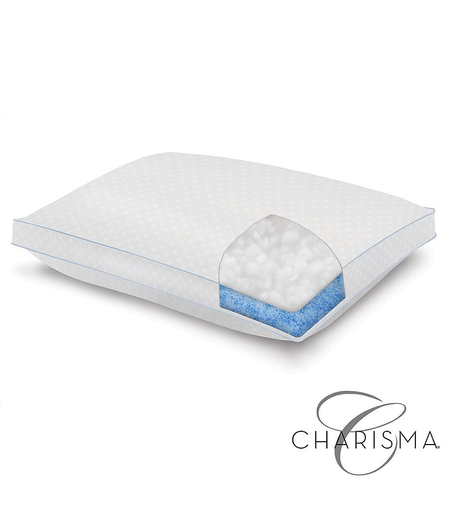 Charisma Paired Comfort Hybrid Memory Foam and Fiber Bed Pillow