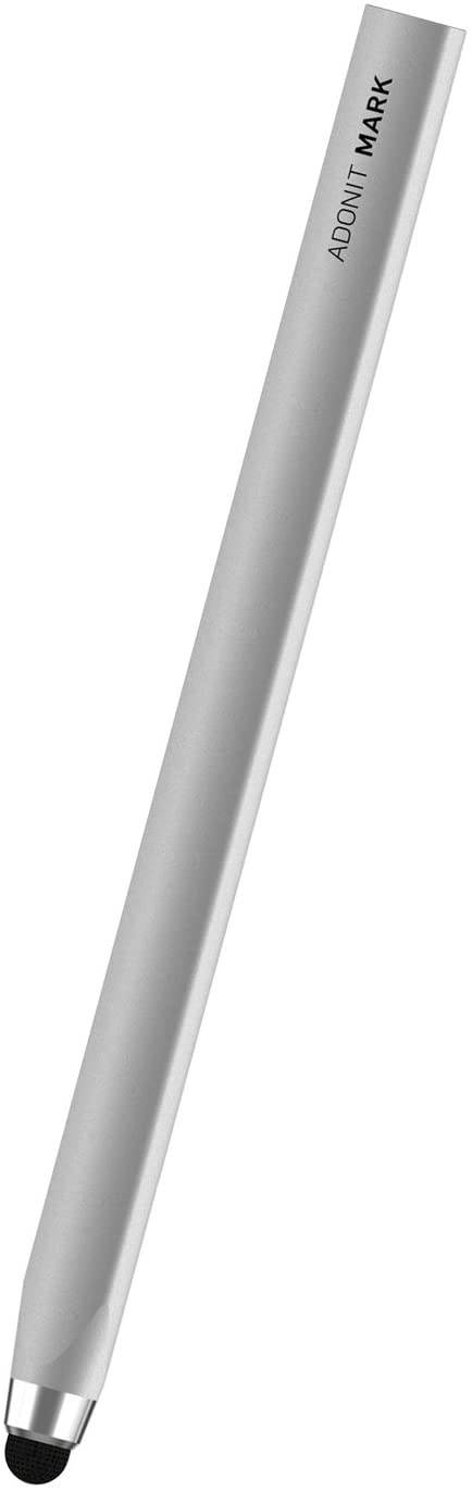 Adonit Mark Stylus Pen for iPad, iPhone, and Touchscreens - Silver