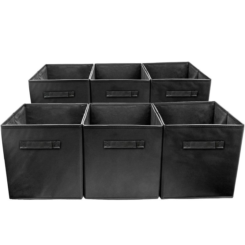 Sorbus Cube Storage Box Black
