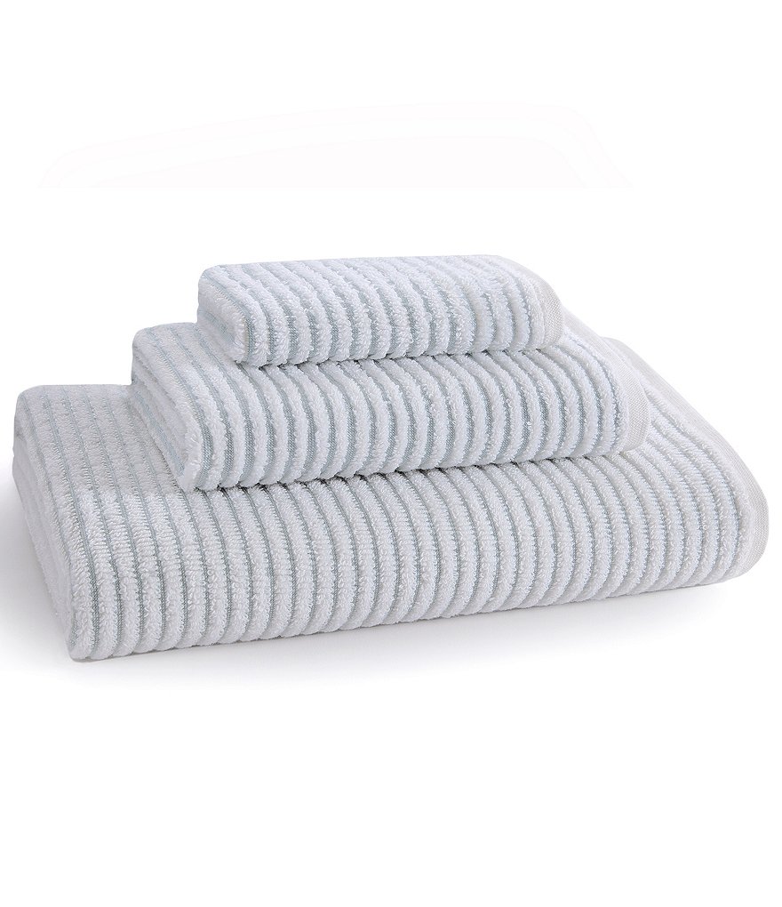 Kassatex Sullivan Ribbed Turkish Aegean Cotton Towels