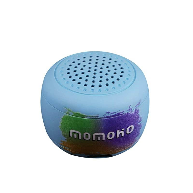 Small Bluetooth Speaker Mini Size but Great Sound QualityPhoto Selfie Button amp Answer Phone CallsBTS0011 Blue
