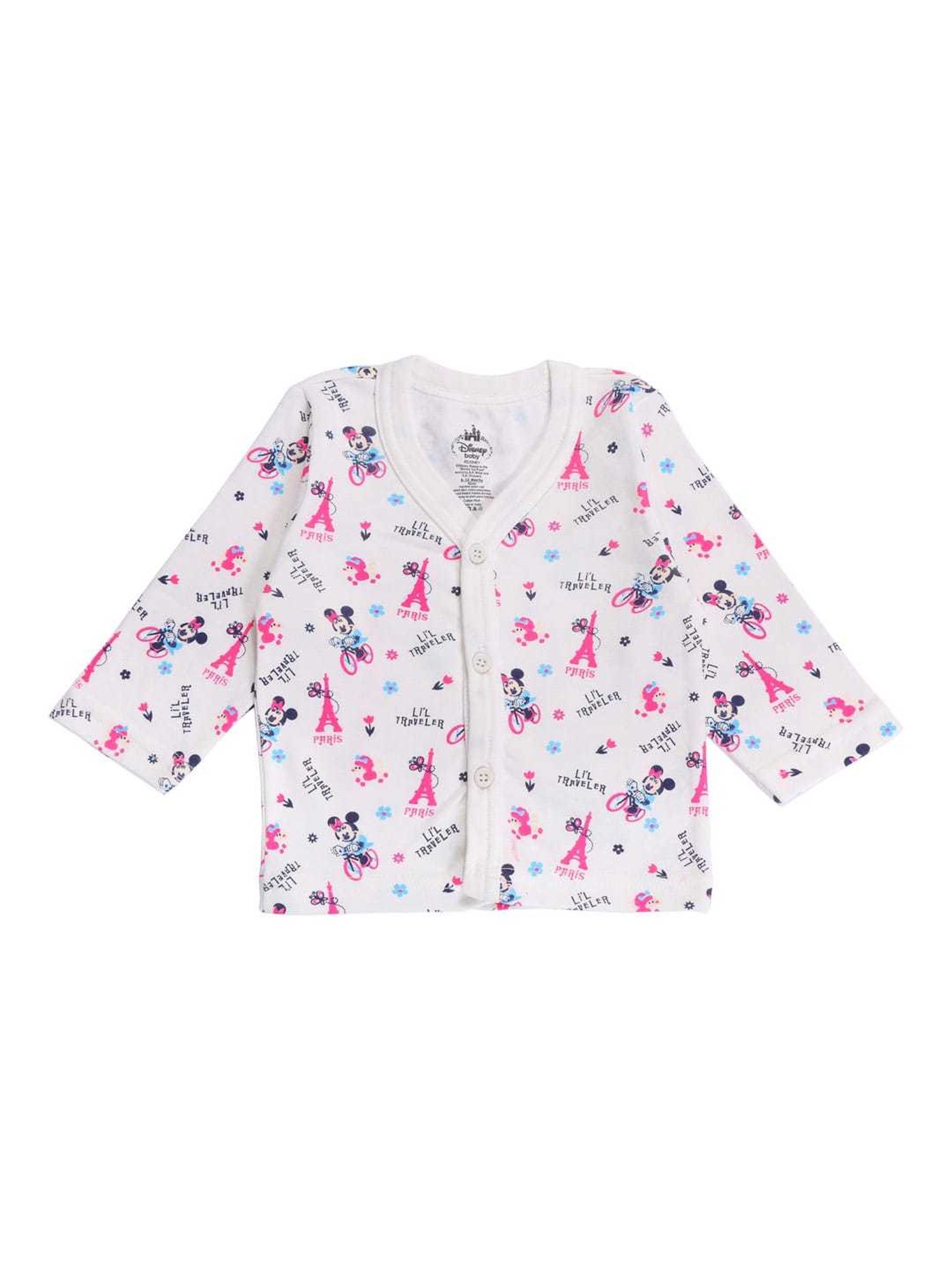 Bodycare Kids Assorted Printed Full Sleeves Jhablas(Pack Of 3)