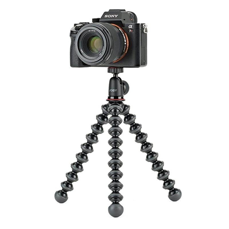 JB01503 GorillaPod 1K Kit Compact Tripod 1K Stand and Ballhead 1K for Compact Mirrorless Cameras or Devices up to 1k 22lbs BlackCharcoal