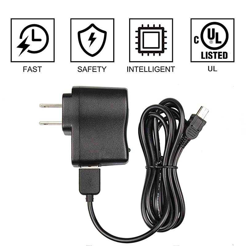 Listed AC Power Charger Adapter for Texas Instruments TI84 Plus CE Graphing Calculator TINspire CXTINspire CX CASTI 84 Plus C Silver Edition Calculator 5Ft Power Supply Cord