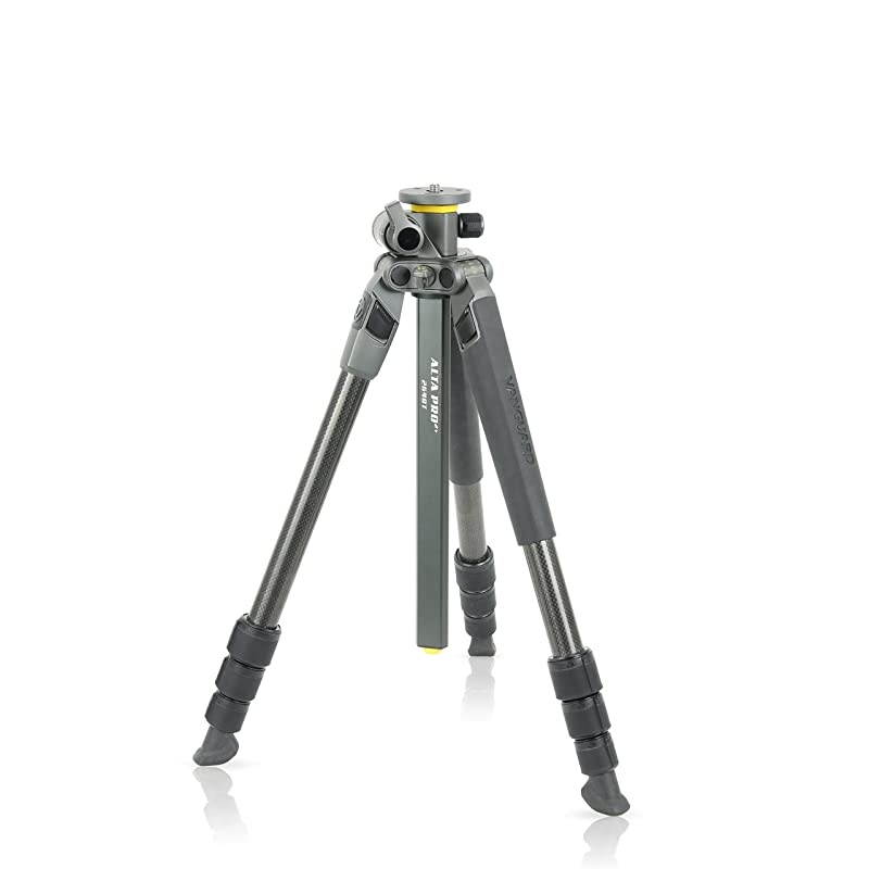 Alta Pro 2+ 264CT Carbon Fiber Tripod, Multi-Angle Center Column, for Sony, Nikon, Canon DSLR Cameras, Gray