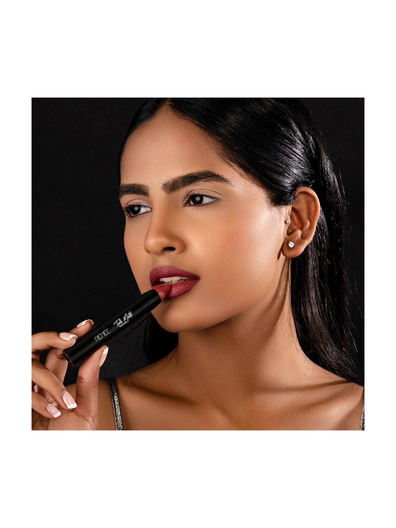 Lenphor Matte Show-Off Lip Crayon Cupid Red - 2.8 gm