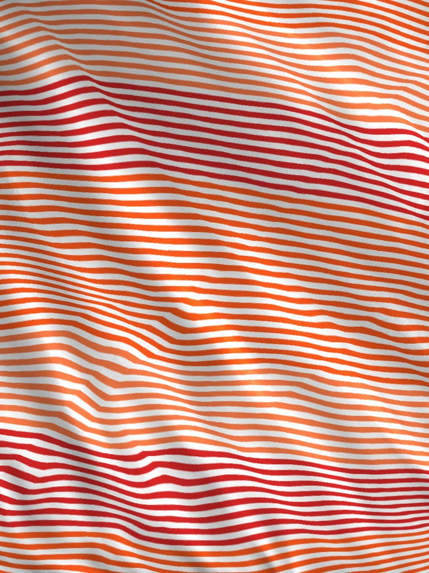 Layers Firenze Stripes Orange 144 TC Cotton Double Bedding Set