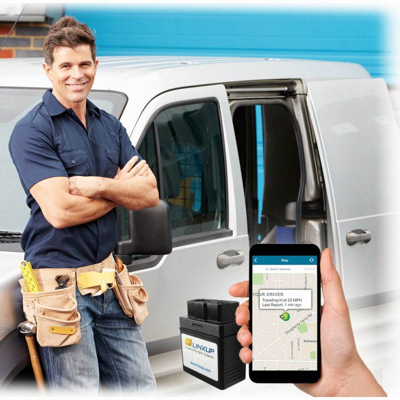 Linxup Wired GPS Vehicle Tracker, Car Tracker, Truck GPS, Car GPS device for Vehicle Tracking, Connected Car for Business with Driving Alerts, Vehicle Maintenance, Fleet Tracking, and Car Locator