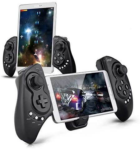 Wireless Gamepad Game Controller, Telescopic Extendable Joystick for 5-10 inch Tablets Phones, Compatible with PC, Android, Samsung Galaxy Tab S3 S2 Note 9 Galaxy S10 S9+ S8+ Huawei