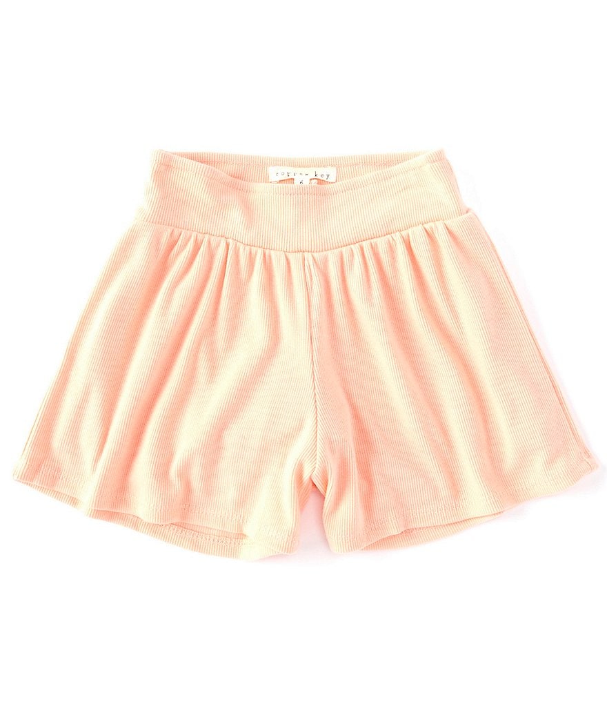 Copper Key Little Girls 2T-6X Ribbed Shorts