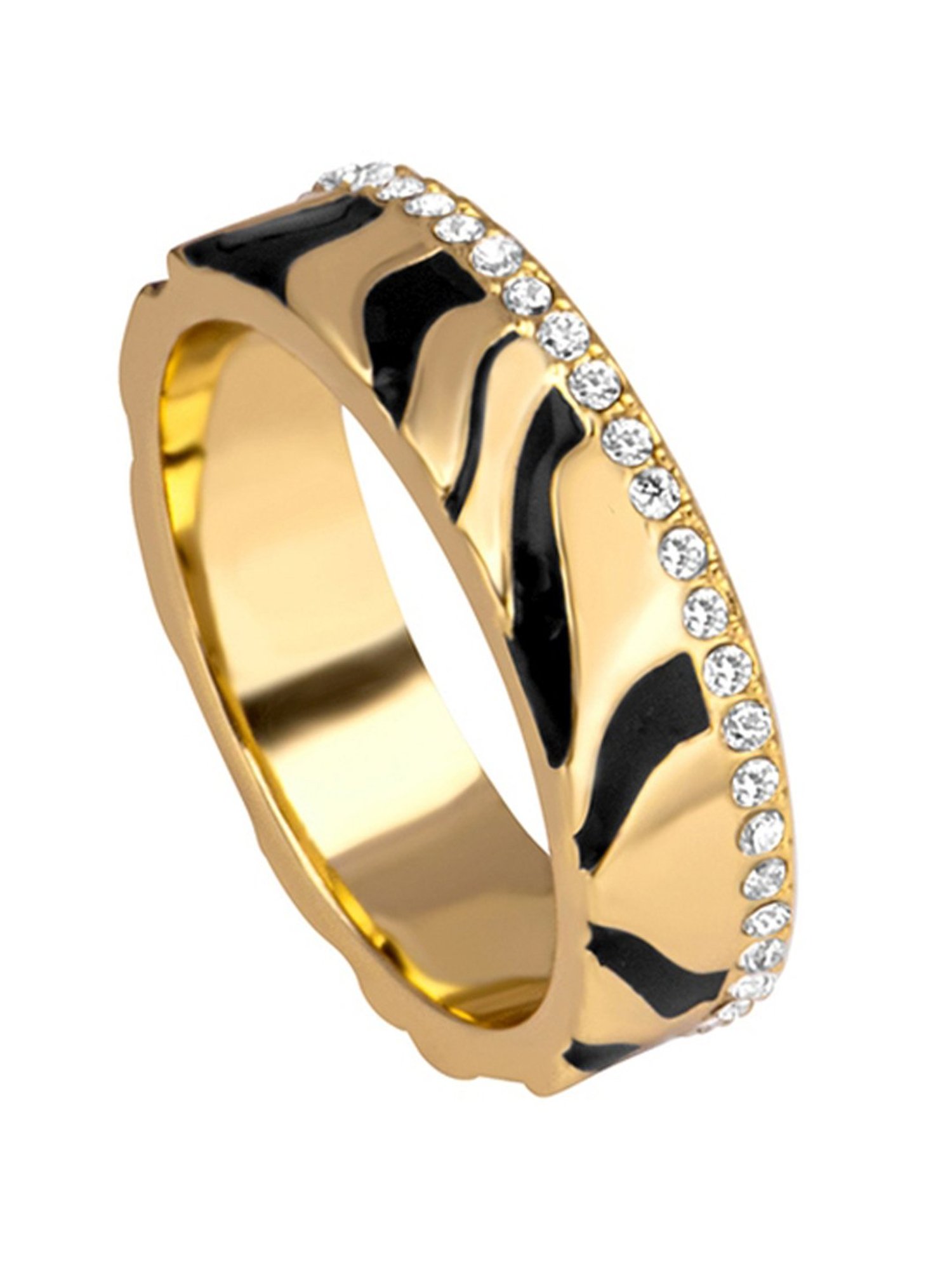 Roberto Cavalli Golden RC Zebra Band