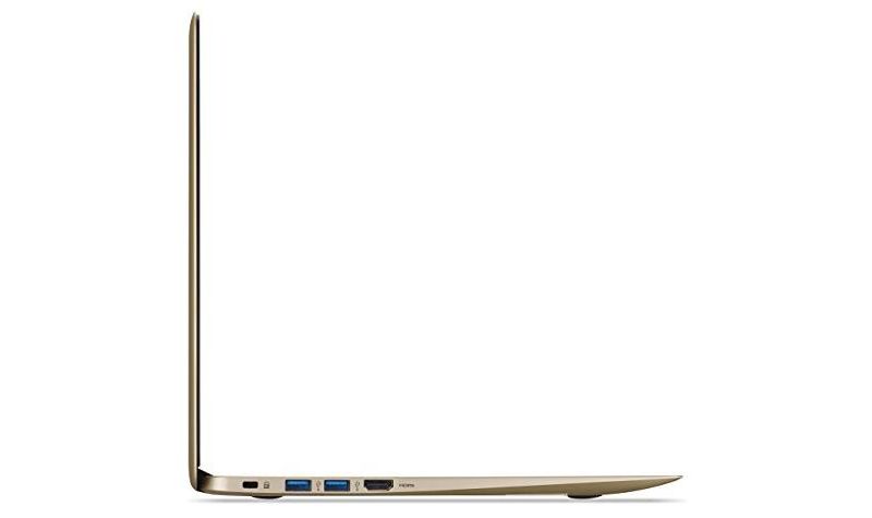 Acer Chromebook 14, Aluminum, 14-inch Full HD, Intel Celeron N3160, 4GB LPDDR3, 32GB, Chrome, Gold, CB3-431-C0AK