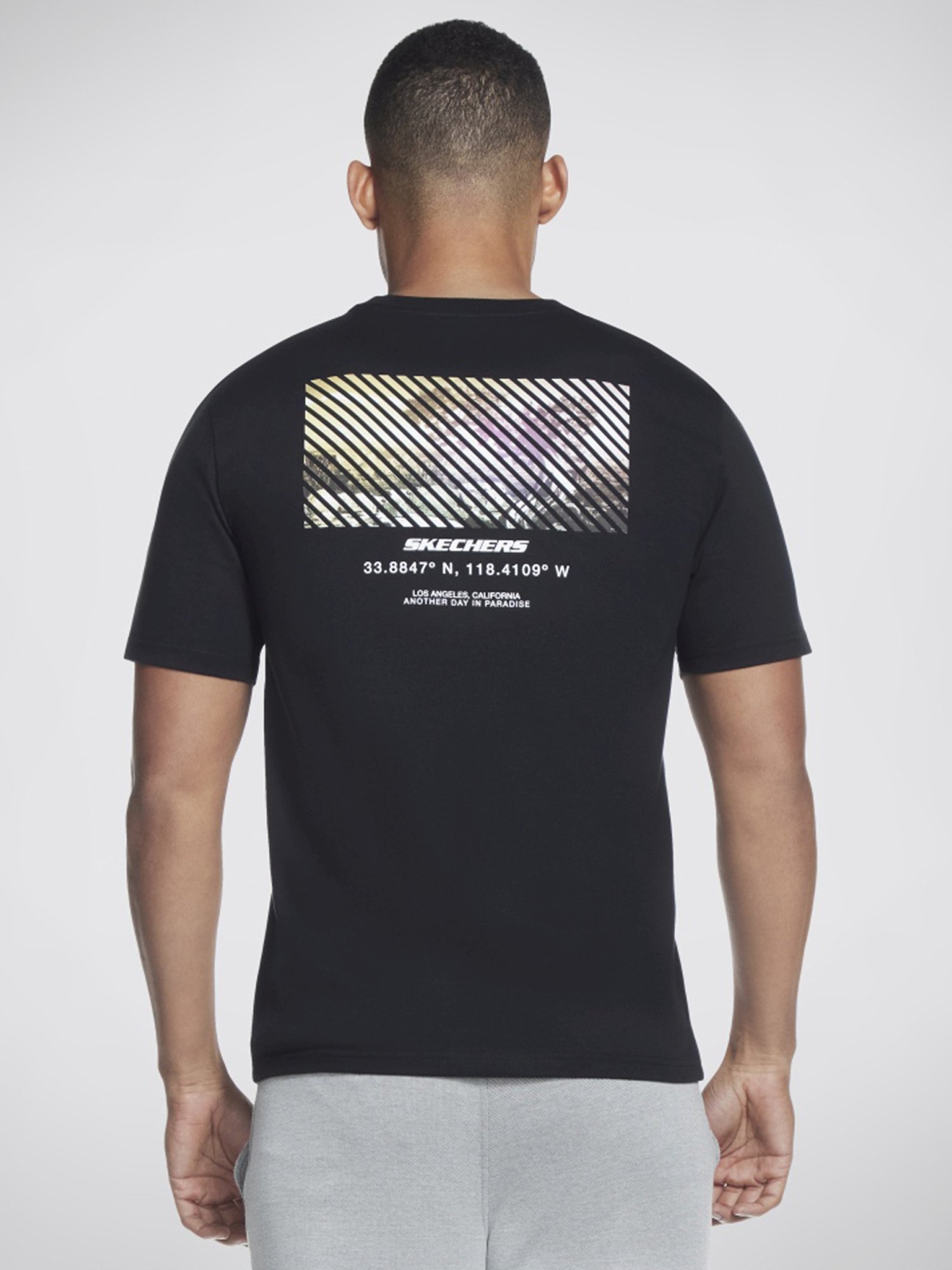 Skechers Black Relaxed Fit T-Shirt