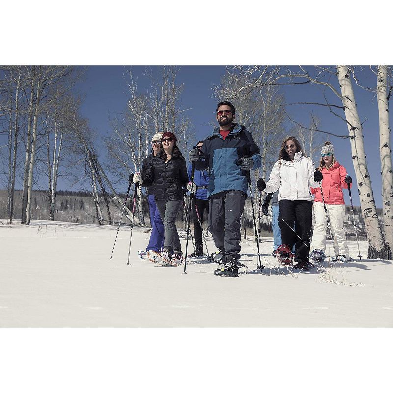 Yukon Charlie's Pro Series Men's 8 x 25-inch Backwoods Snowshoe, Black/Yellow