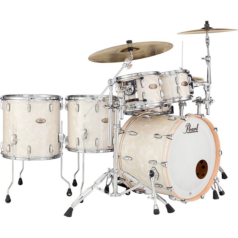 Pearl Export New Fusion 5-Piece Drum Set with Hardware Mirror Chrome