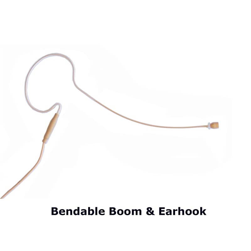 Vl630h4p Tan Headset Microphone Whiroshi 4 Pin for Audio Technica Wireless Microphone System