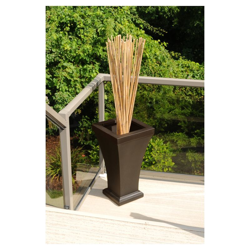 Urn Bordeaux Tall Planter Espresso - Hot Fudge - Mayne