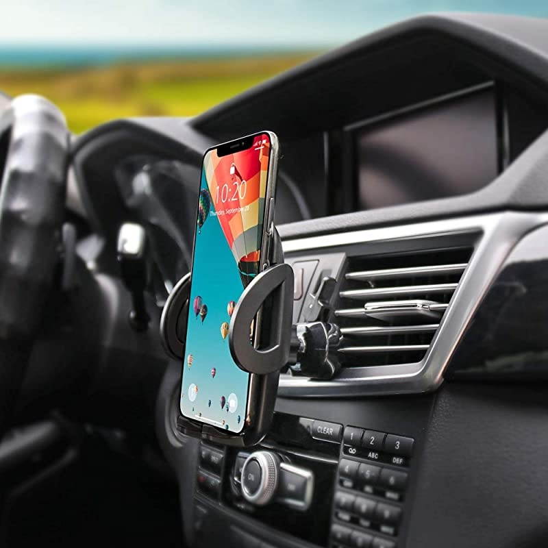 Holder for Car Air Vent Clip Full Adjustable Car Vent Mount with Easy Operation for i11 Xs Max Xr X 8 8 Plus 7s 7 6 6S Samsung HTC Honor LG Motorola and More