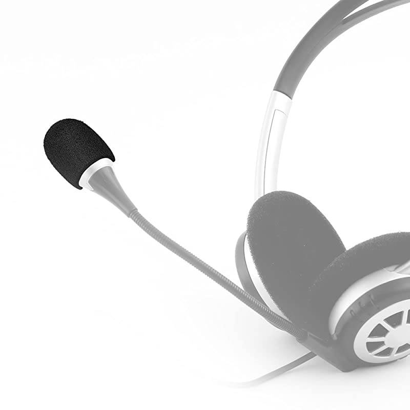 Lapel Headset Microphone Windscreens Foam Covers Microphone Covers Mini Size Color Black 10 Pack