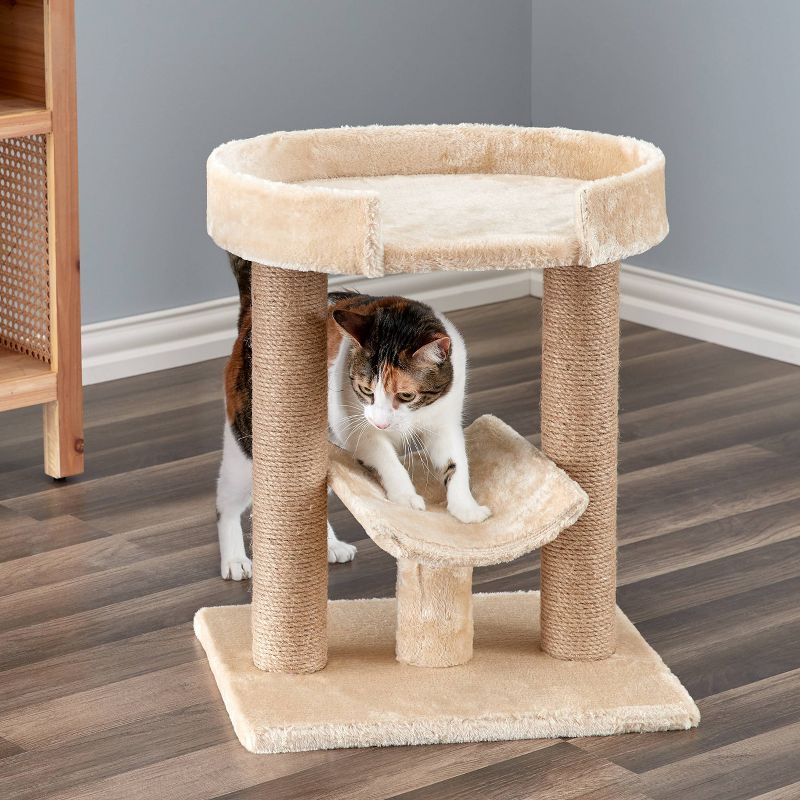 Two by Two Laurel Cat Tower - Beige