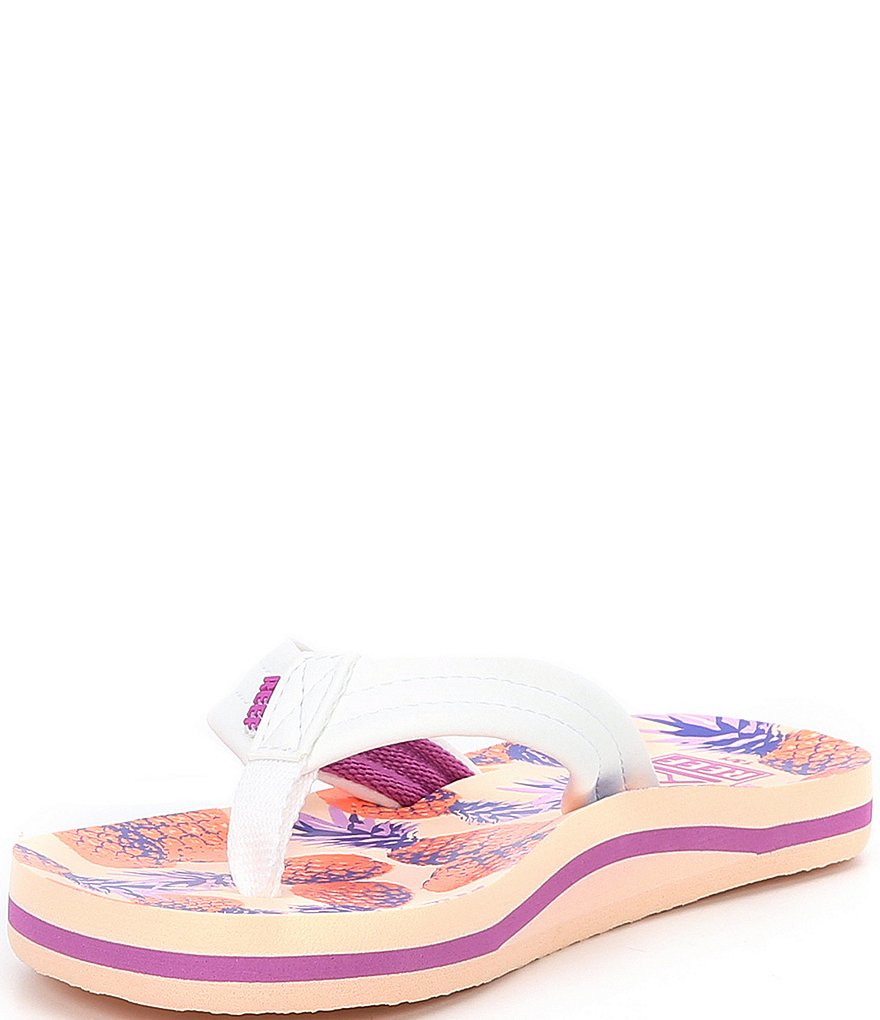 Reef Girls ' Ahi Pineapples Flip Flops (Youth)
