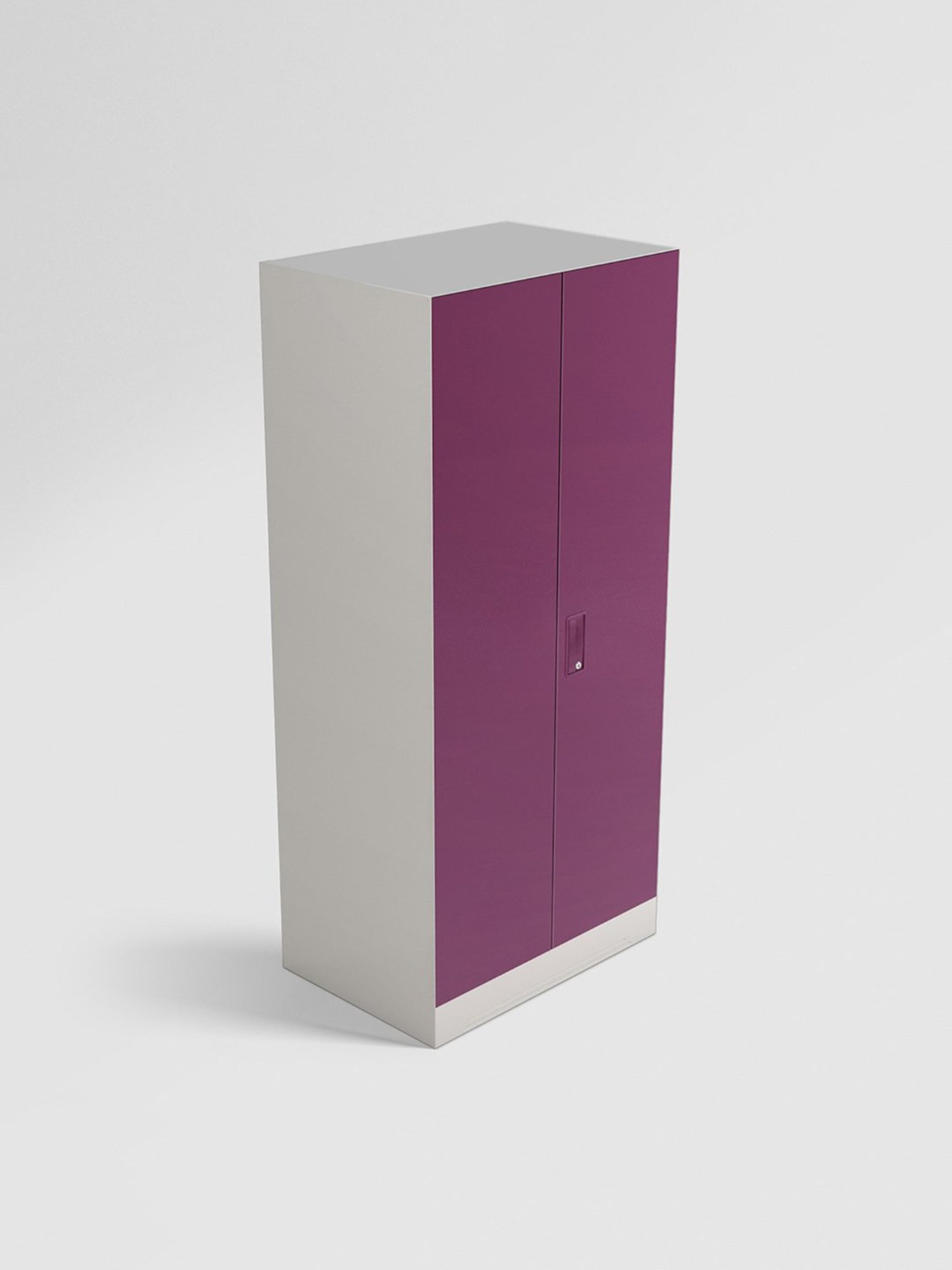 Godrej Interio Slimline 2-Door Steel Almirah, Tex Purple (1-Year Warranty)