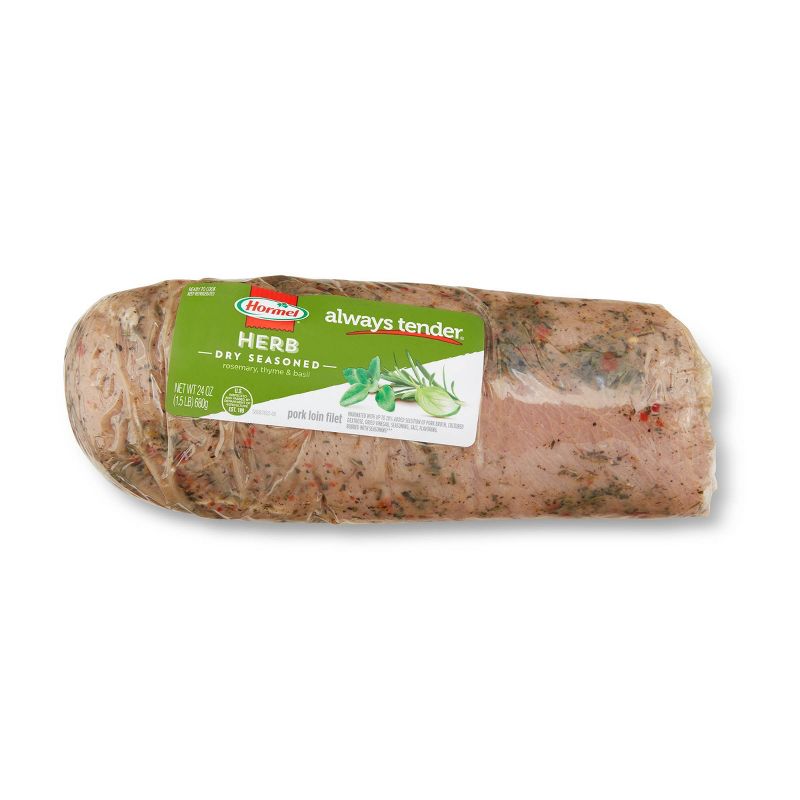 Hormel Herb Dry Seasoned Pork Loin Filet - 24oz