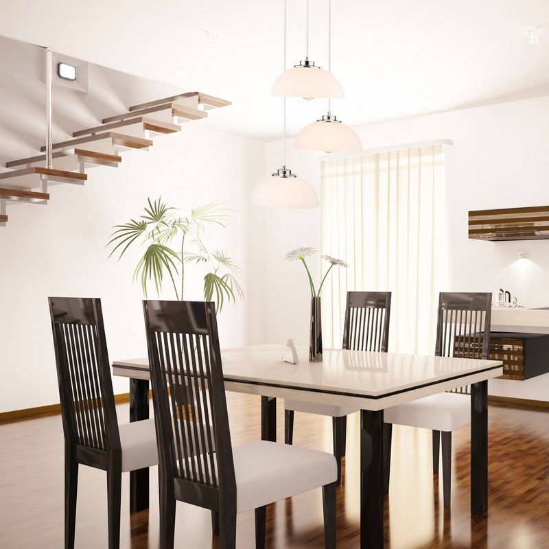 Tribeca Cascading Pendant Light White - Globe Electric