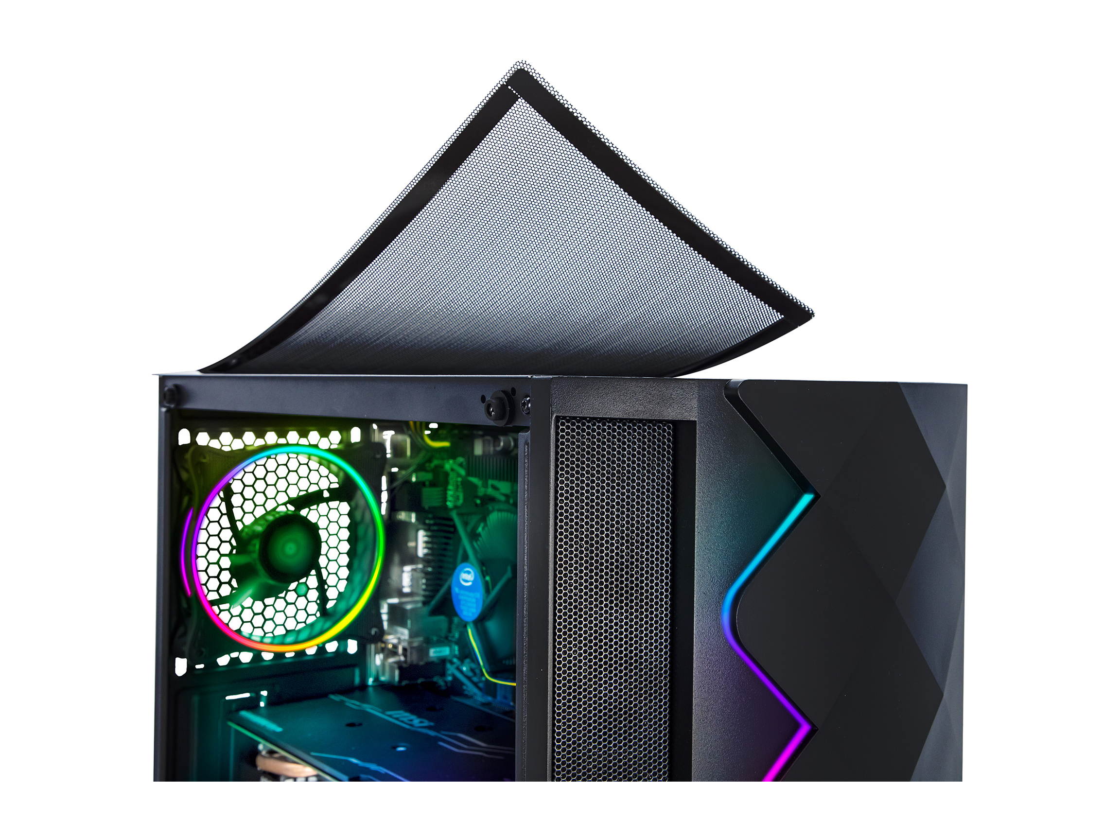 Yeyian Gaming Desktop Shoge X01 YPB-SHO-X01 Intel Core i5 10th Gen 10400F (2.90 GHz) 8 GB DDR4 500 GB NVMe SSD NVIDIA GeForce GTX 1660 SUPER Windows 10 Home 64-bit