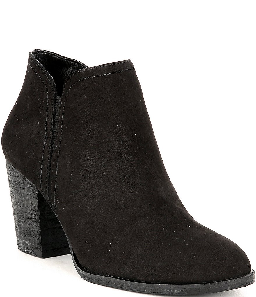 Alex Marie Gleneva Suede Chelsea Block Heel Booties