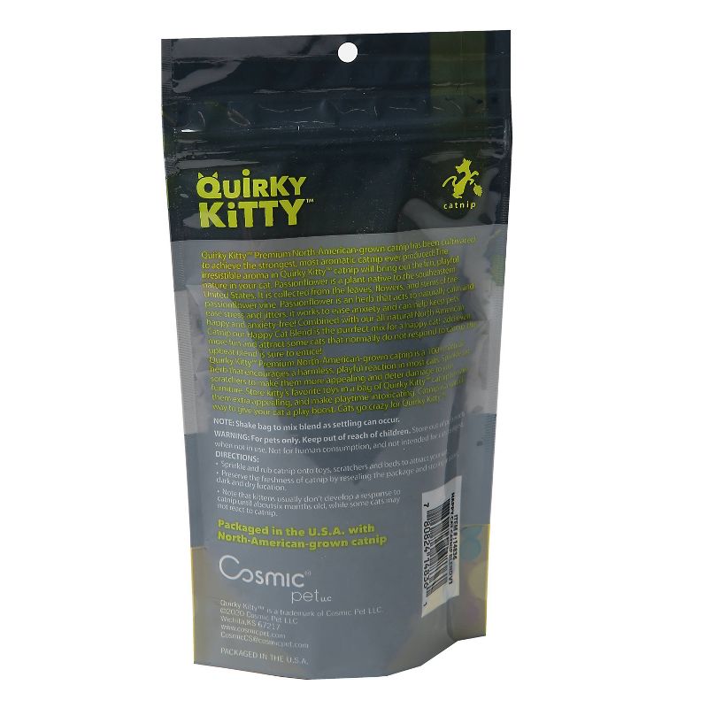 Quirky Kitty Chippurr Kitty North American Catnip with Passionflower Blend Cat Treats - 0.5oz