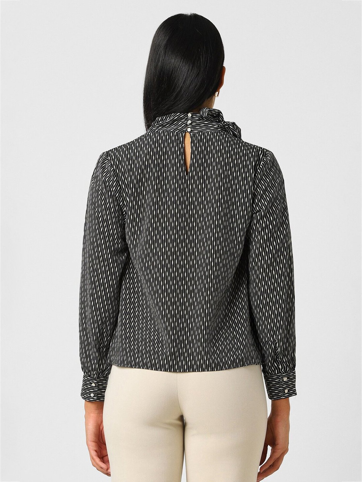 Van Heusen Black Printed Top