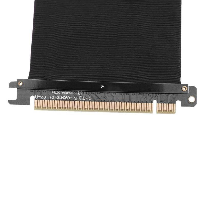 PCI-E X16 Riser Cable 200mm Card Extension Port Adapter Riser Card 1 Slot PCI Express X16 Riser Card for 1U 2U 3U IPC Chassis
