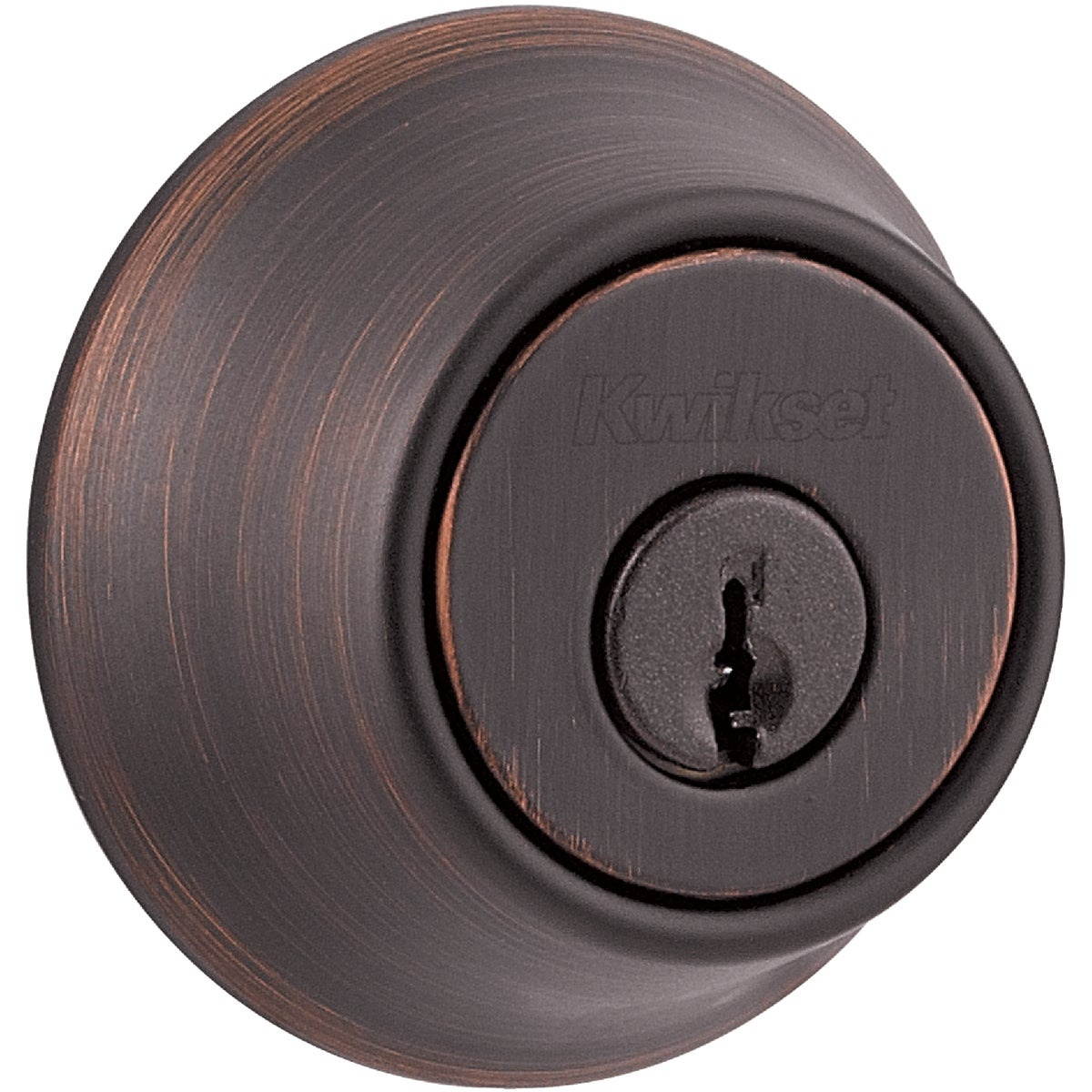 Kwikset Venetian Bronze Single Cylinder Deadbolt 660 11P CP K6