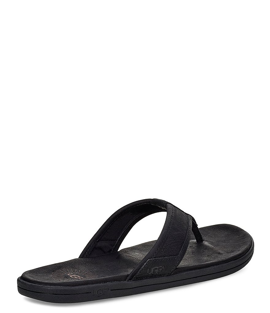 UGG&reg; Men's Seaside Leather Flip Flops