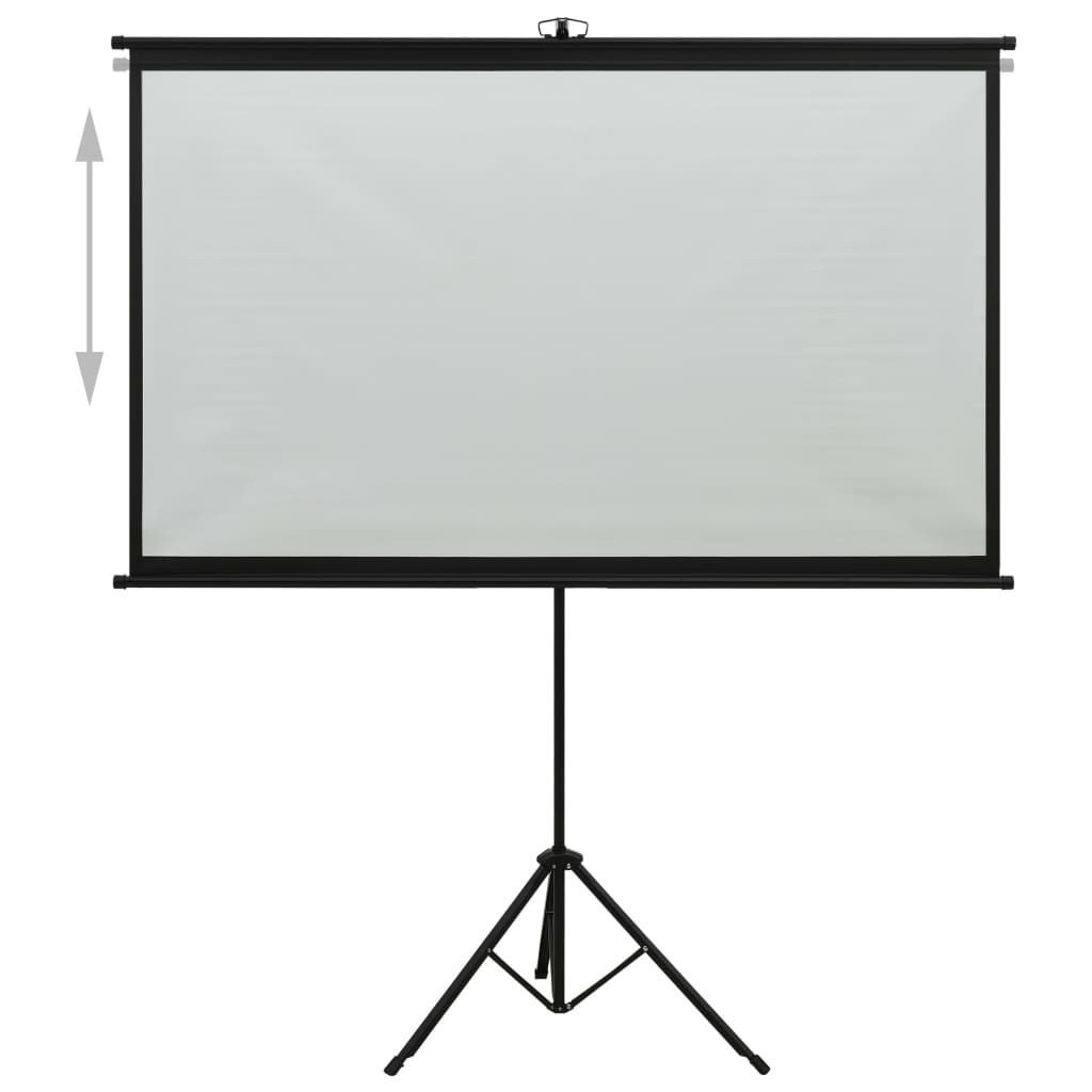 vidaXL Projection Screen with Tripod 50" 16:9 Home Theater Screen Presentation
