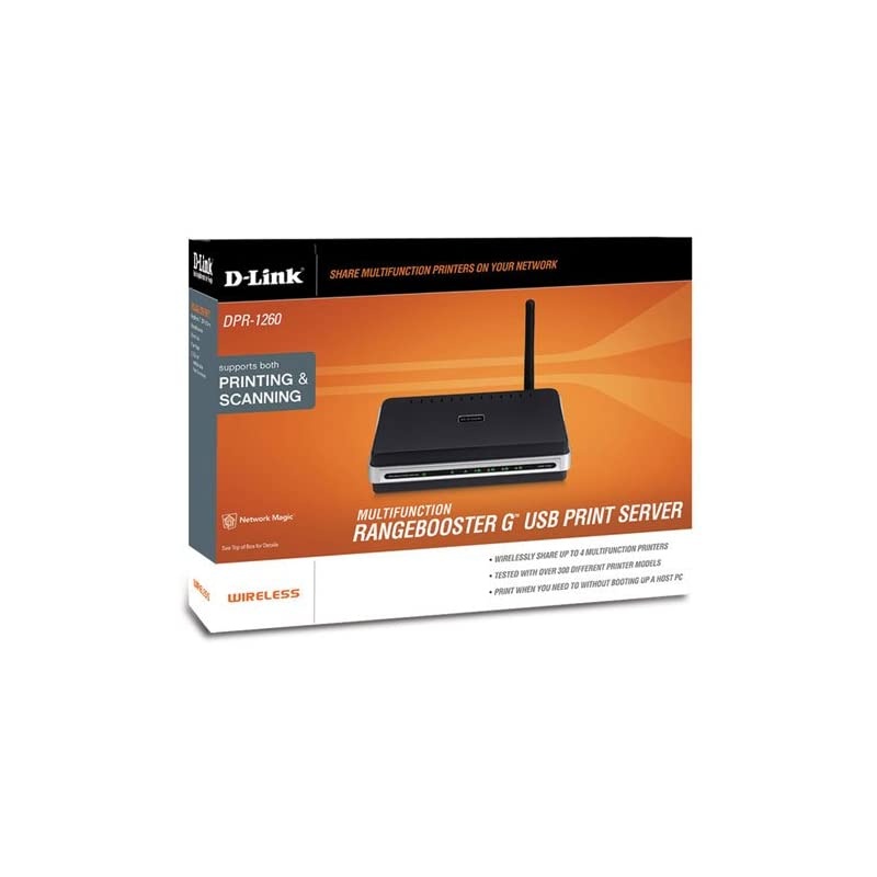 DPR1260 RangeBooster G Multifunction Print Server