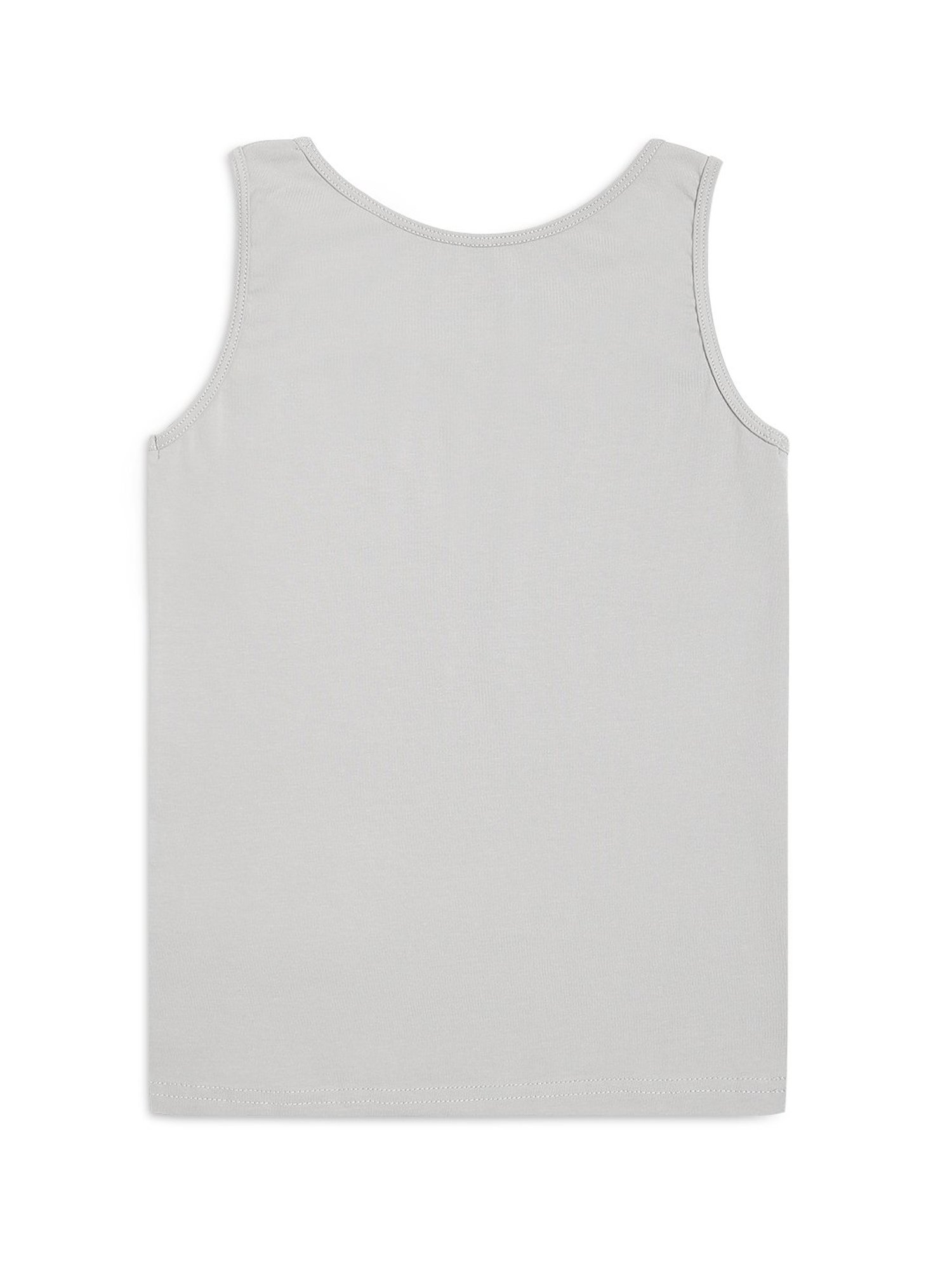 Sillysally Kids Peach & Grey Solid Camisole (Pack Of 2)