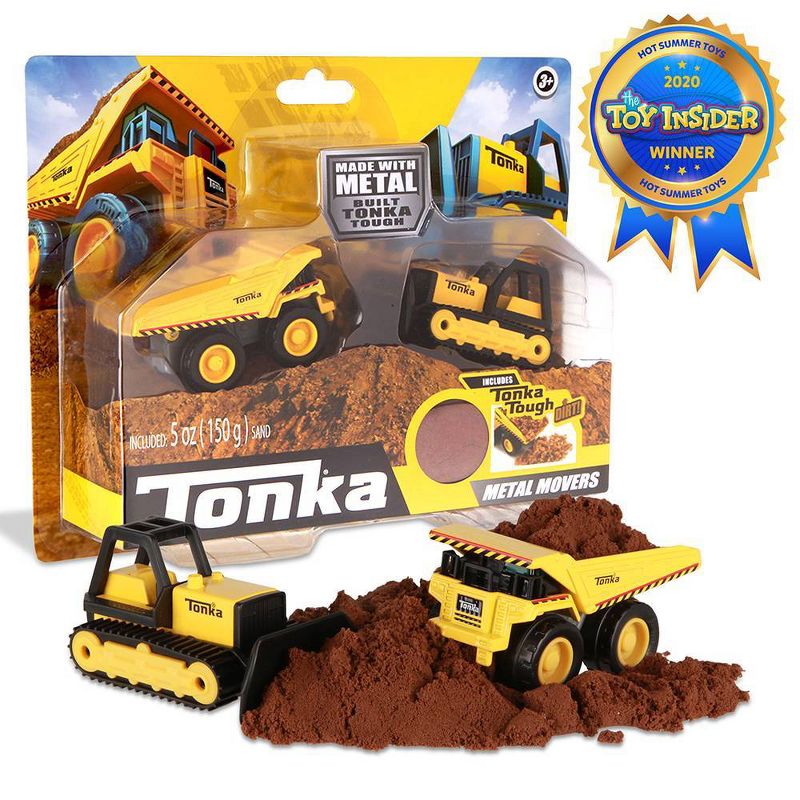 Tonka Mini Movers - Mighty Dump and Bull Dozer