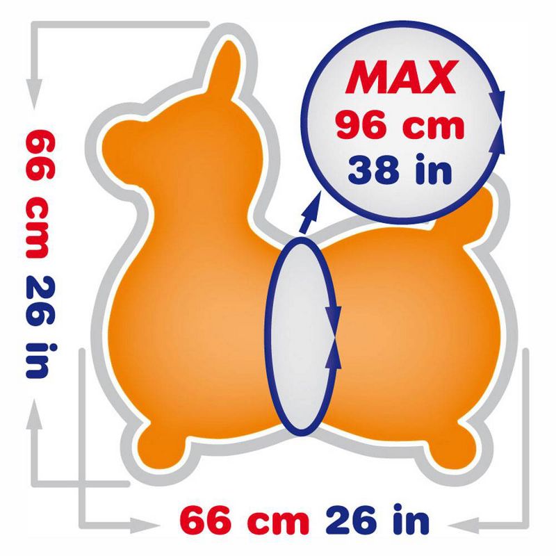 Farm Hoppers Inflatable Bouncing Purple Unicorn