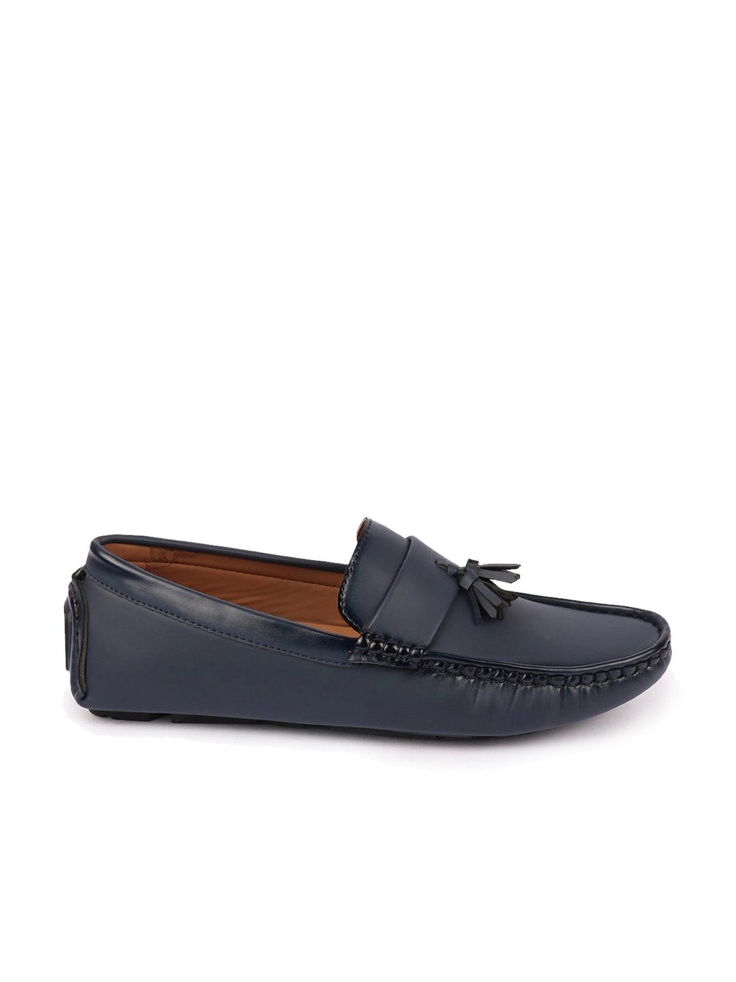 Fausto Men's Blue Casual Mocassins