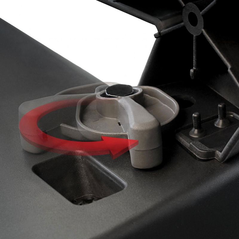 Napoleon TravelQ Rolling Portable Wheeled Stand Cart and Shelf Kit for PRO285 Portable Gas Grill, Black