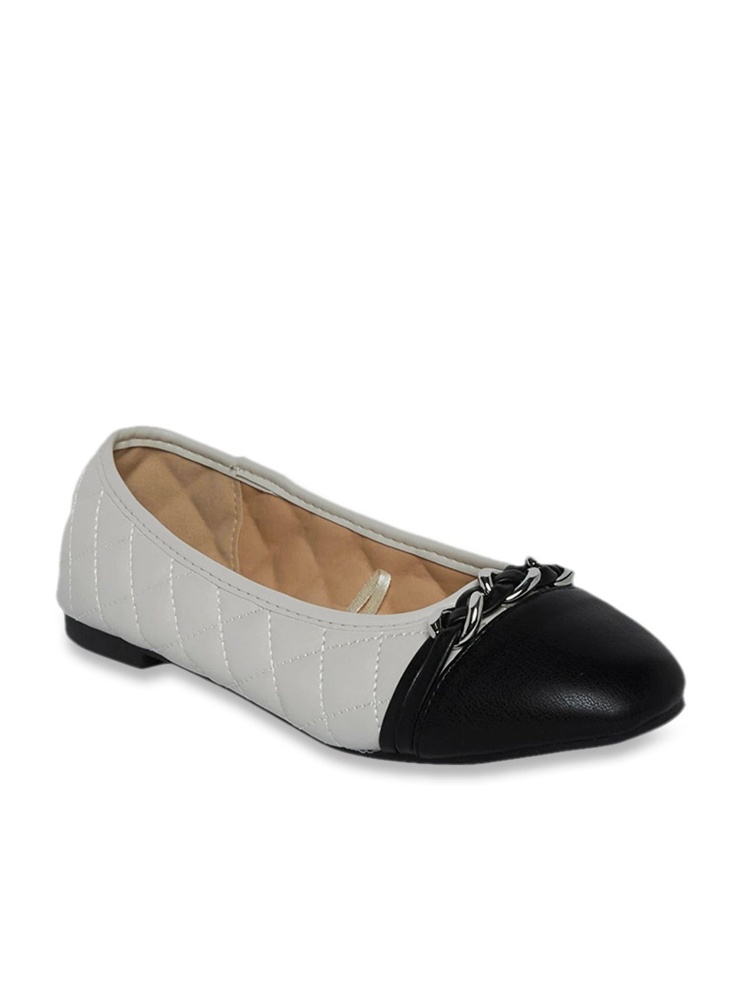 Forever Glam by Pantaloons Women's White Flat Ballets