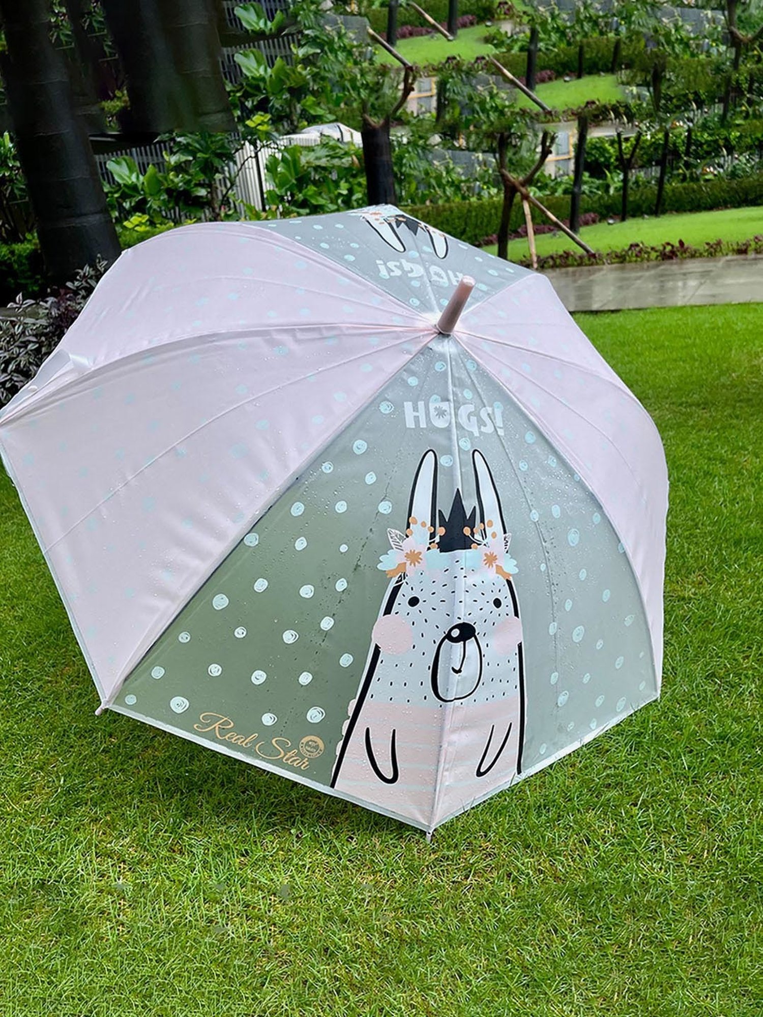 Little Surprise Box LLP Pink Polyester Kids Umbrella