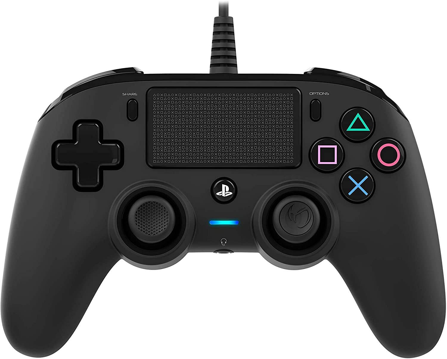 Nacon Wired Compact Controller for PlayStation 4 (Black)
