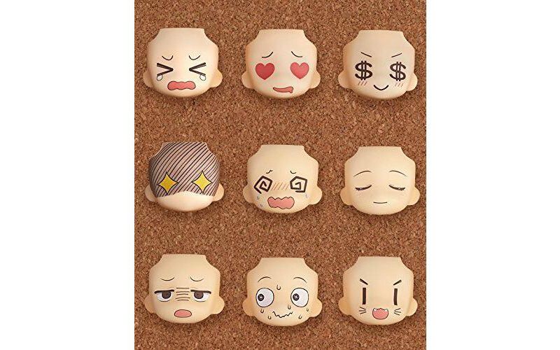 Good Smile Nendoroid More Add-On Face Swap 01 & 02 Selection 9 pc Full Set