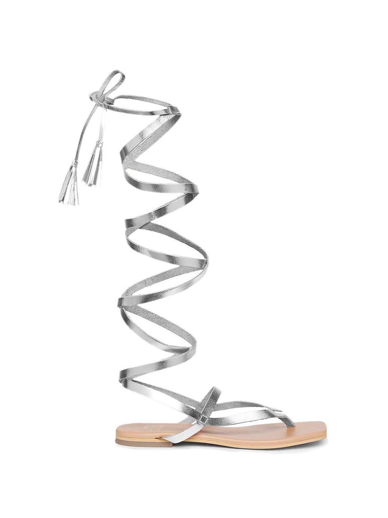 Tao Paris Women's Silver Gladiator Sandals