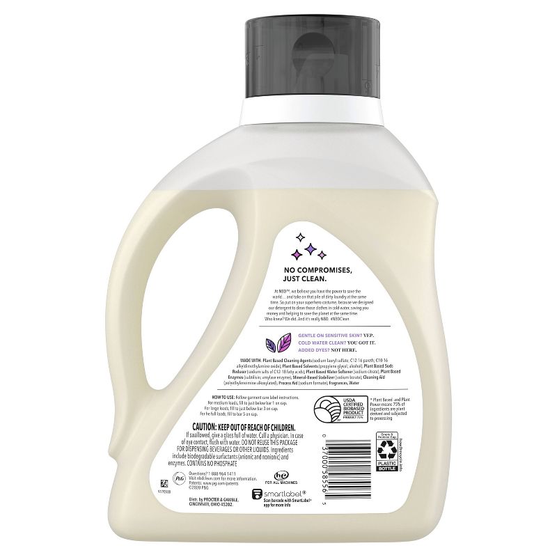 Gain with Essential Oils Lavender & Chamomile Calm Liquid Laundry Detergent - The Serene Scent - 58 fl oz
